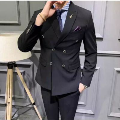 England Style Wind Double Breasted Suit Jackets